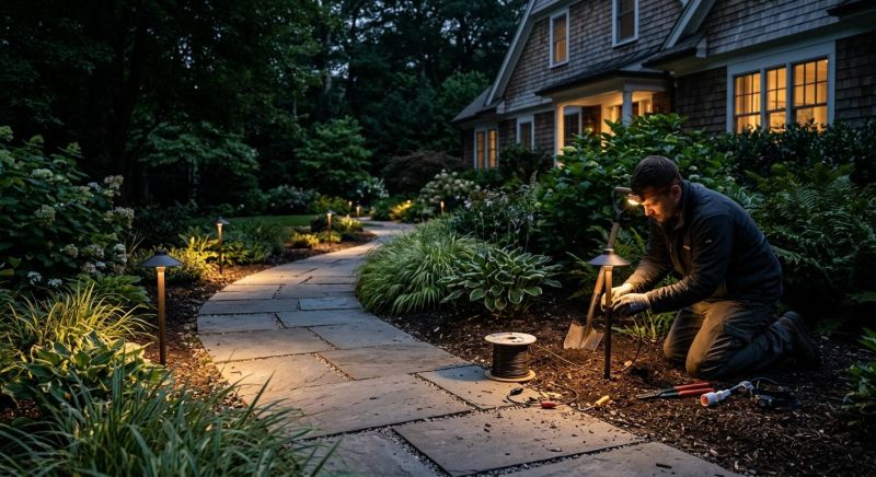 Walkway Lighting Installation in Littleton, CO