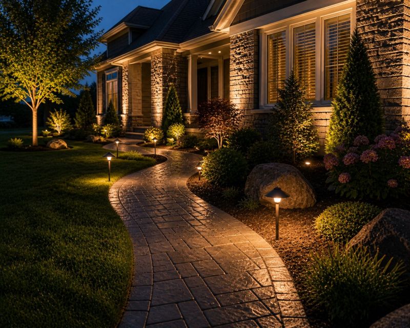 Garden Lighting Installation in Alpharetta, GA